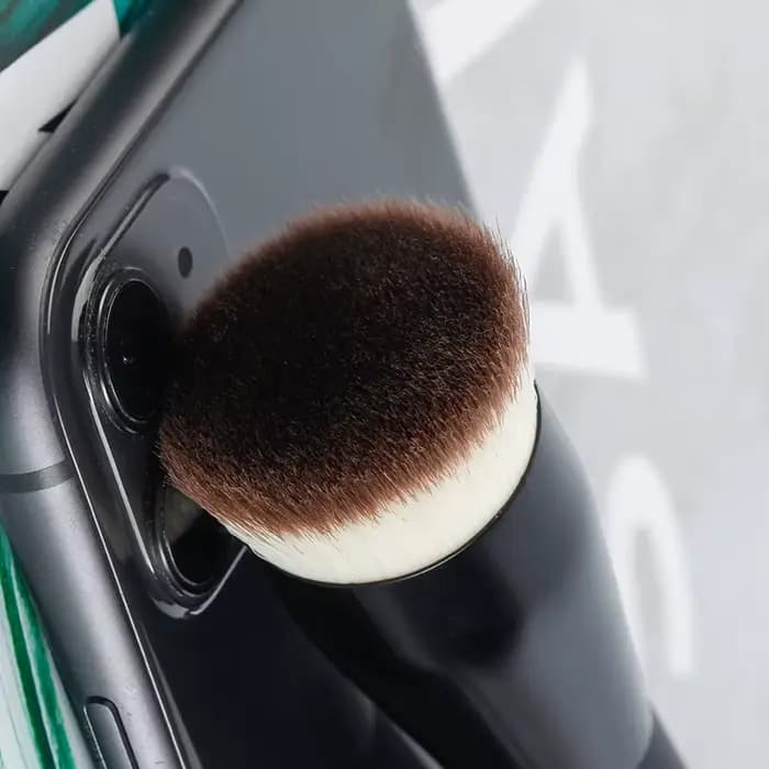 Pinceaux de maquillage fond de teint à angle plat