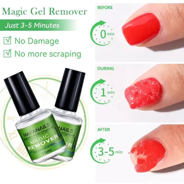 Dissolvant de vernis à ongles professionnel non irritant, dissolvant de gel, dissolvant de vernis à