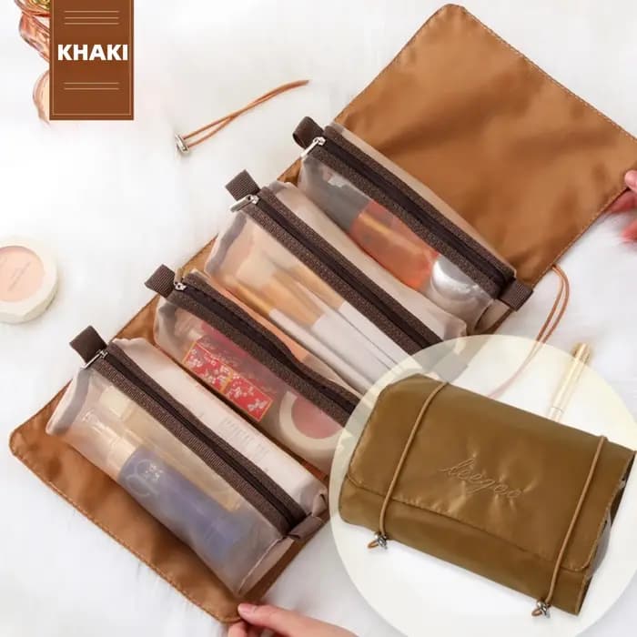 Sac de maquillage de voyage portable multifonctionnel