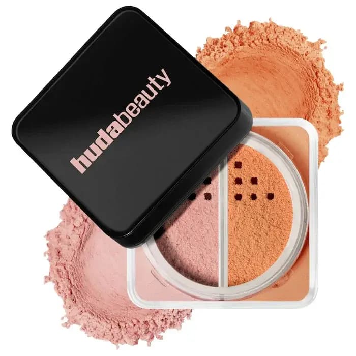 Easy Bake Poudre Libre Éclaircissante et Correctrice Duo Longue Tenue Contrôle du Sébum Maquillage Naturel Éclatant
