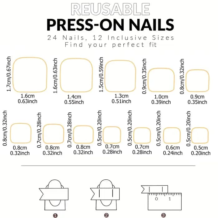 24 pièces court français noir nœud papillon presse sur ongles bout carré ongles presse sur poudre co