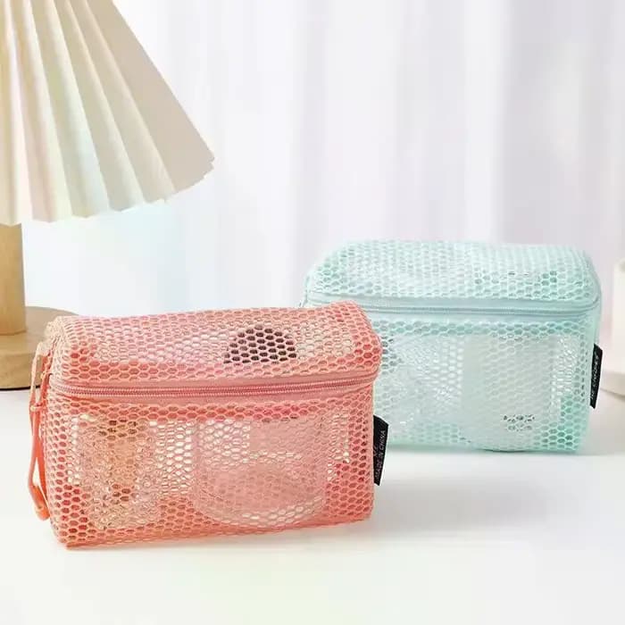 Trousse de toilette de voyage en maille - Organisateur