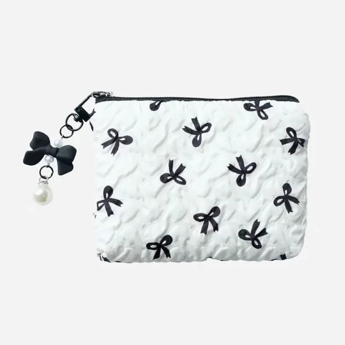 Pochette à maquillage en coton pour femmes