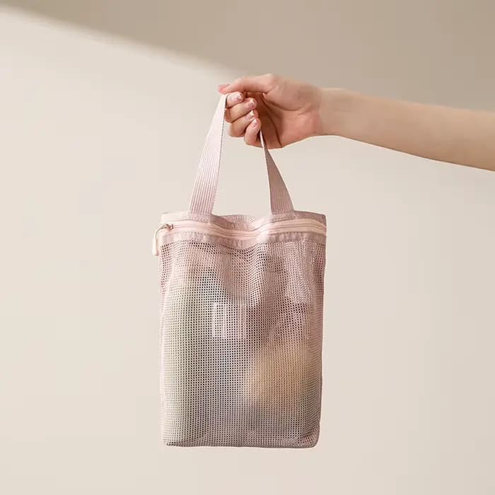 Trousse de toilette portable 23x26cm avec poignée pratique