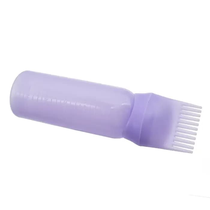 Bouteille applicateur d'huile capillaire pour Salon de coiffure, 3 couleurs, peigne de teinture prof