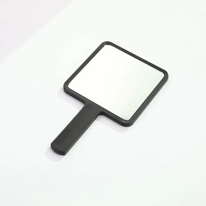 【S11】()1 pièce Nouveau Miroir de Maquillage Carré à Poignée 2025