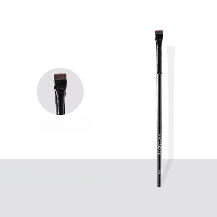 Pinceau Eyeliner Plat Biseauté Extrêmement Fin pour Sourcils, Pinceau Horizontal pour Poudre de Sour