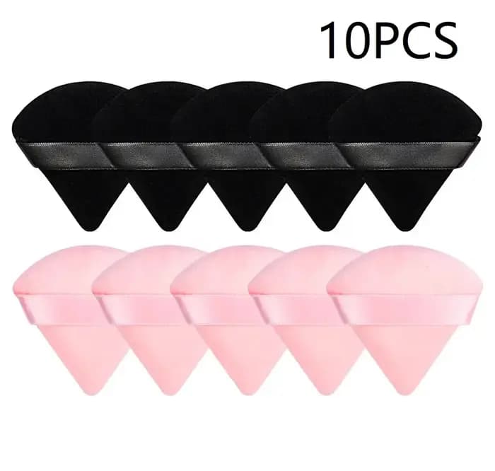 Éponge de maquillage en forme de triangle