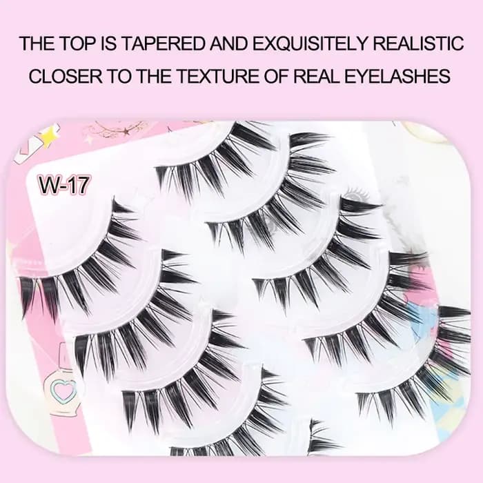 Nouvelle poupée cils Extension naturel oeil de chat faux cils Cosplay maquillage bande croisée cils