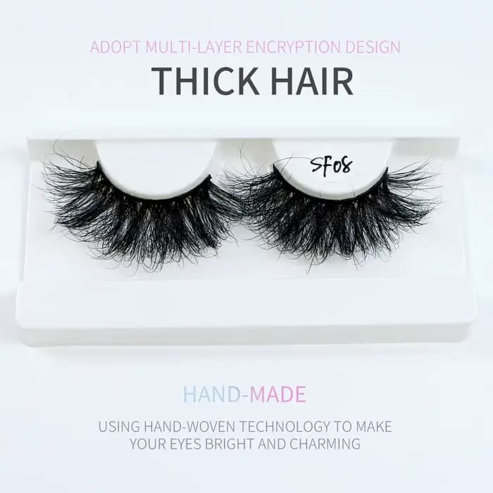 Cils en vison 5/10/30/50 paires, cils longs de 25mm, vaporeux, en vrac, maquillage 25mm, vente en gr