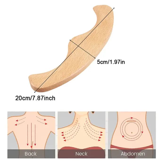 Outils Gua Sha de Massage à Point de déclenchement en bois