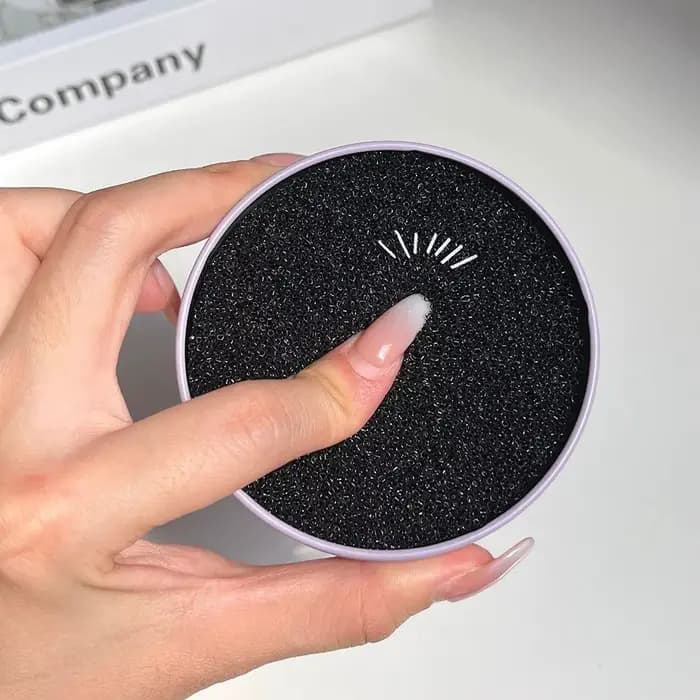 Nettoyeur de pinceaux de maquillage portable