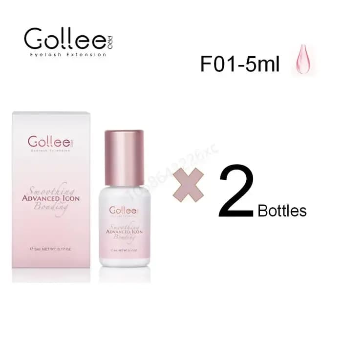 Gollee colle transparente pour extensions de cils pour couleur ou noir adhésif pour faux
