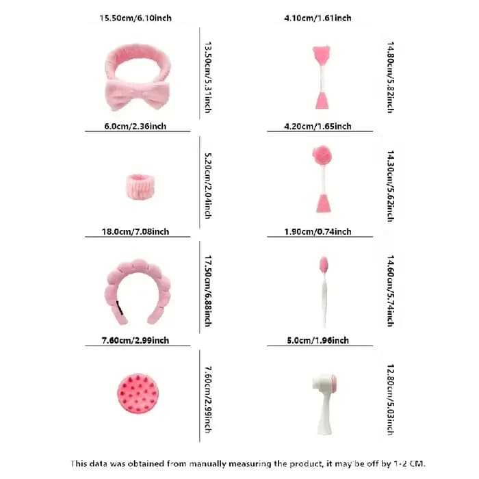 Ensemble de maquillage de beauté 9 pièces