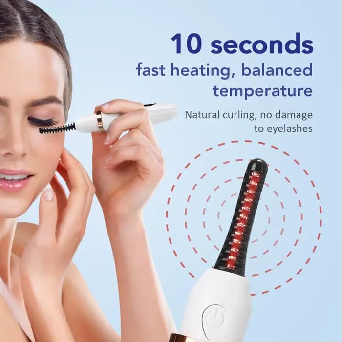Recourbe-cils électrique, USB, électronique, naturel, fournitures de beauté