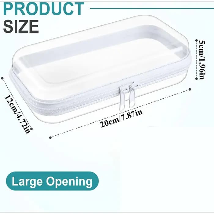 Ensemble de sacs transparents à fermeture éclair