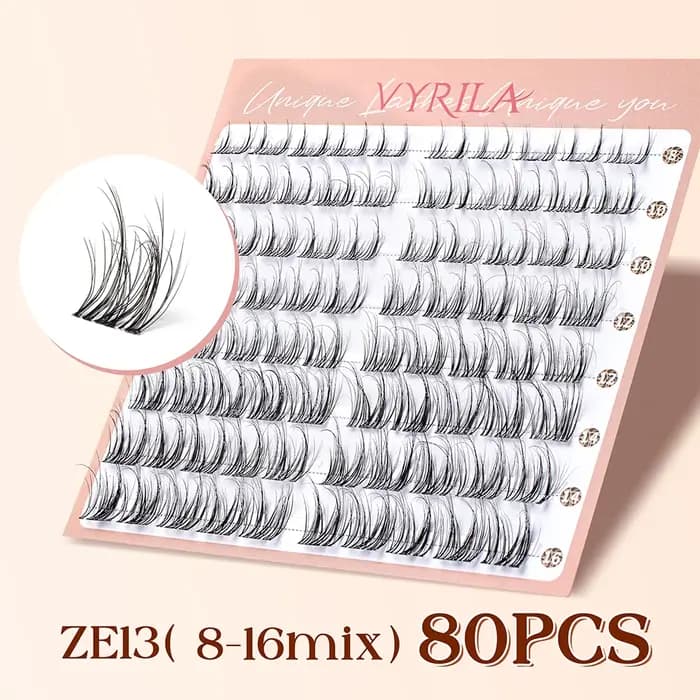 Cluster de cils moelleux