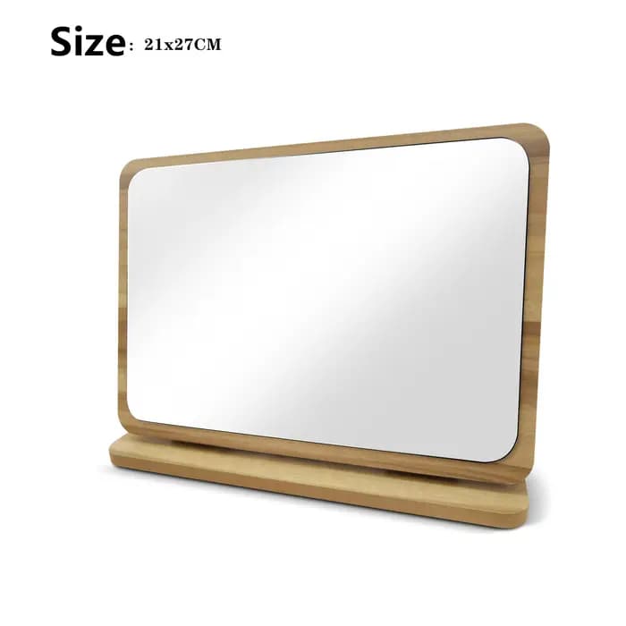 Miroir de Bureau en Bois à Comcussion