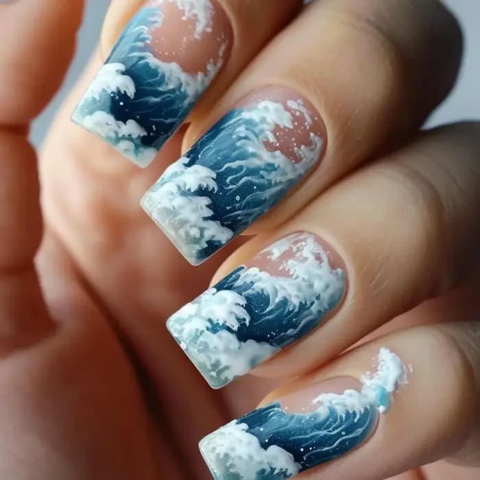 Faux ongles carrés longs moyens pour femmes