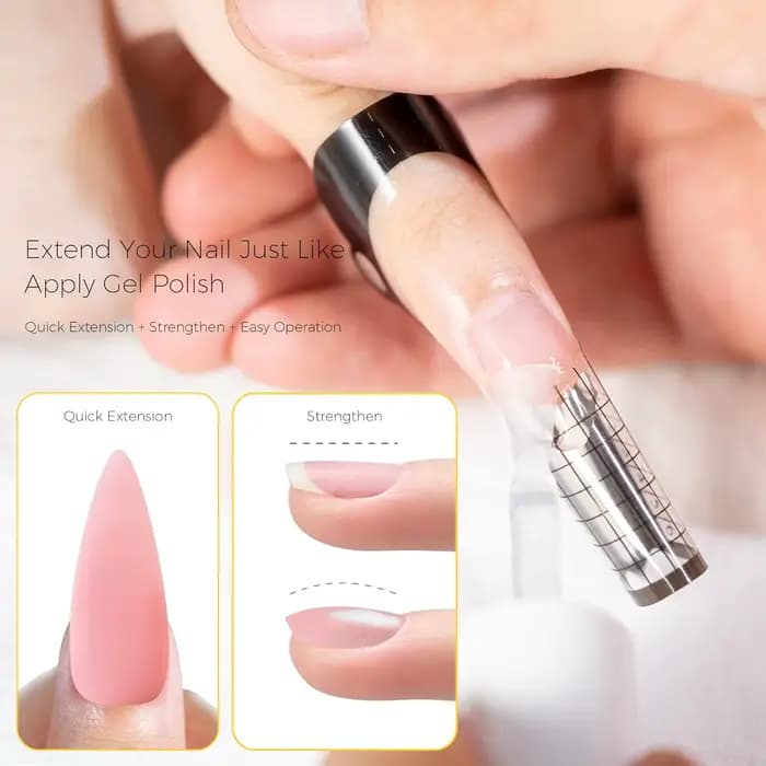 Makartt-Gel 5 en 1 pour Extension d'Ongles, Renforce et Réparation, Couche de Base, Verhéritage à On