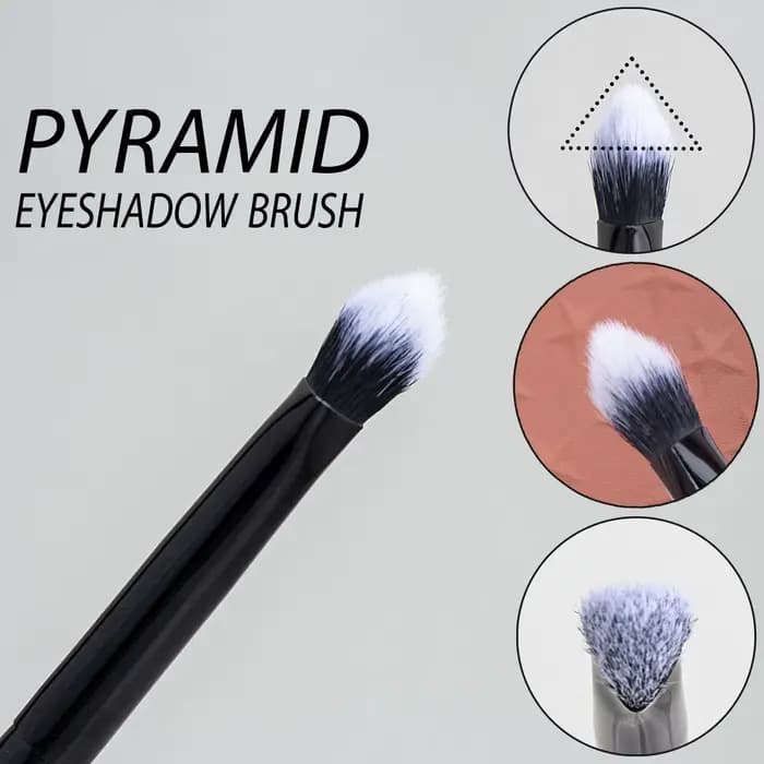 Petit pinceau anti-cernes en fer, crème coudée, fond de teint, pinceaux de maquillage, Triangle coud