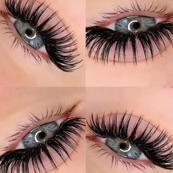 Faux cils cosplay féminins, maquillage coréen, nouveau style, pointes de support, cils 3D, cils mang