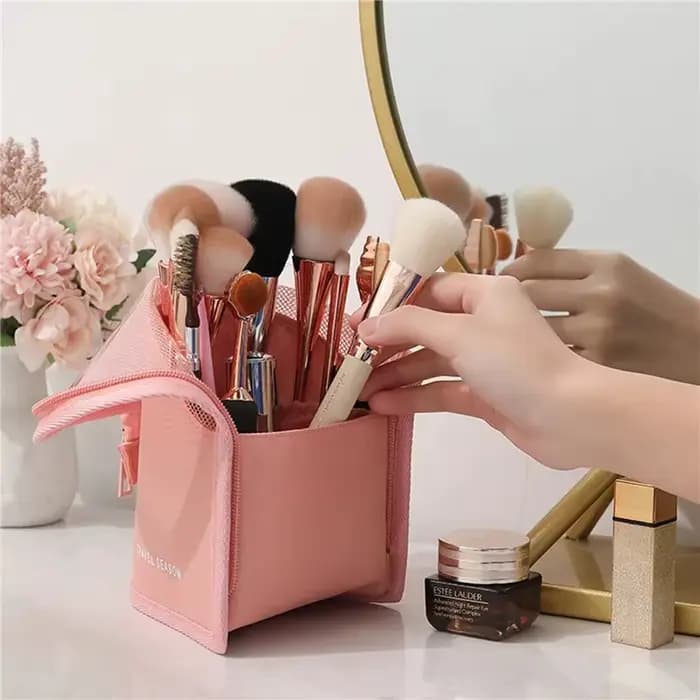 Étui pour pinceaux de maquillage