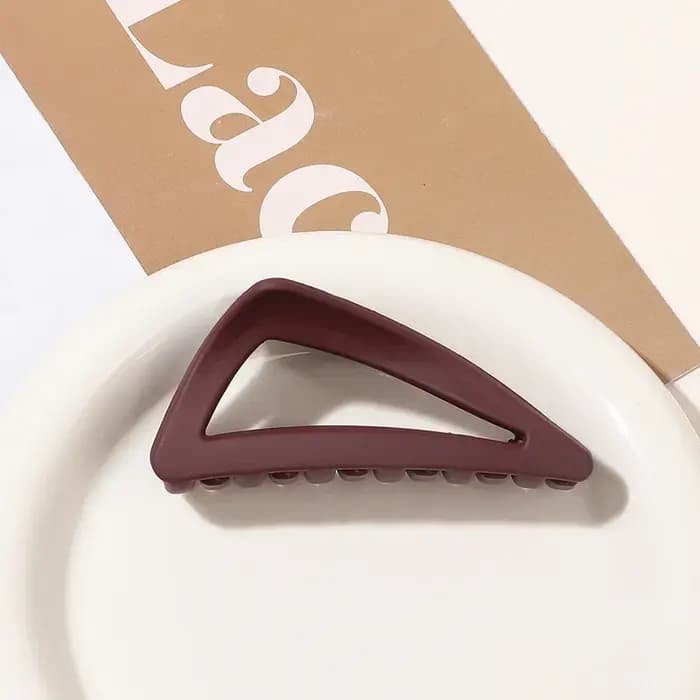 Pince à Cheveux Triangle Givrée pour Femme et Fille