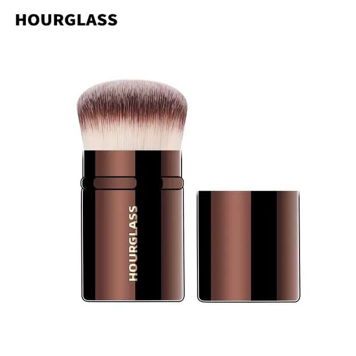 Pinceau de maquillage sablier-pinceau à Blush rétractable No.22 brosse à visage unique en Fiber douce et respectueuse de la peau