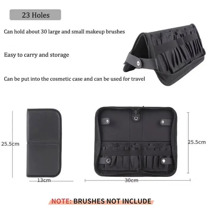Sac de rangement multifonctionnel pour pinceaux de maquillage
