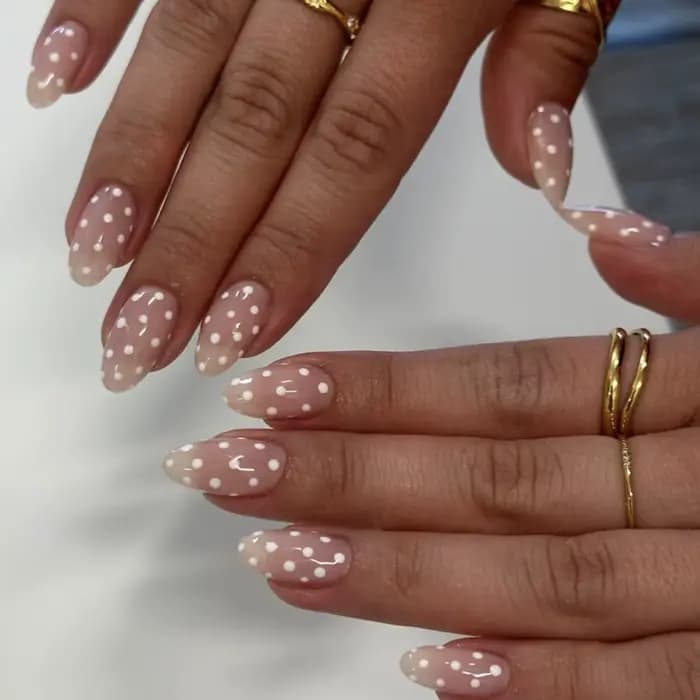 24 pièces français amande presse sur ongles imprimé léopard faux