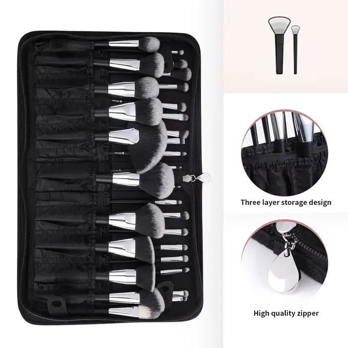 Sac de rangement multifonctionnel pour pinceaux de maquillage