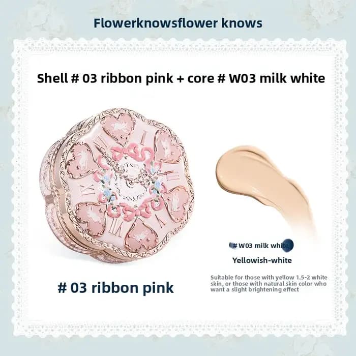 Fond de teint en crème CC Flower Know Makeup Base Garden Air Cushion