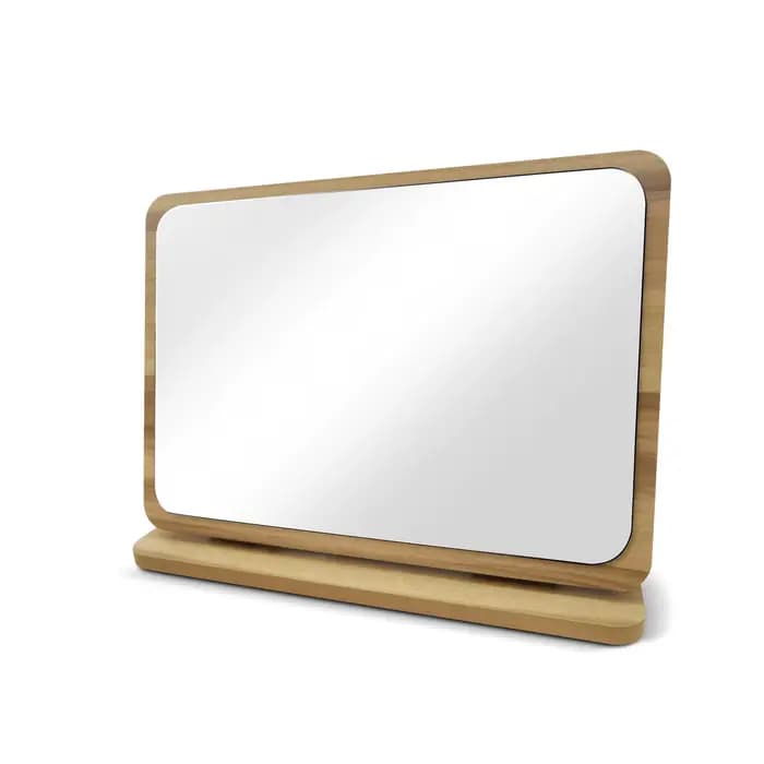 Miroir de Bureau en Bois à Comcussion