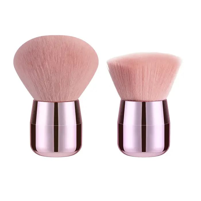 CALIYI 1/2 pièces moelleux poudre libre Blush pinceaux Portable MINI luxe maquillage brosse voyage cosmétique