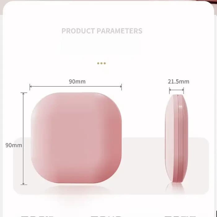 Miroir de maquillage LED pliable portable avec lumière