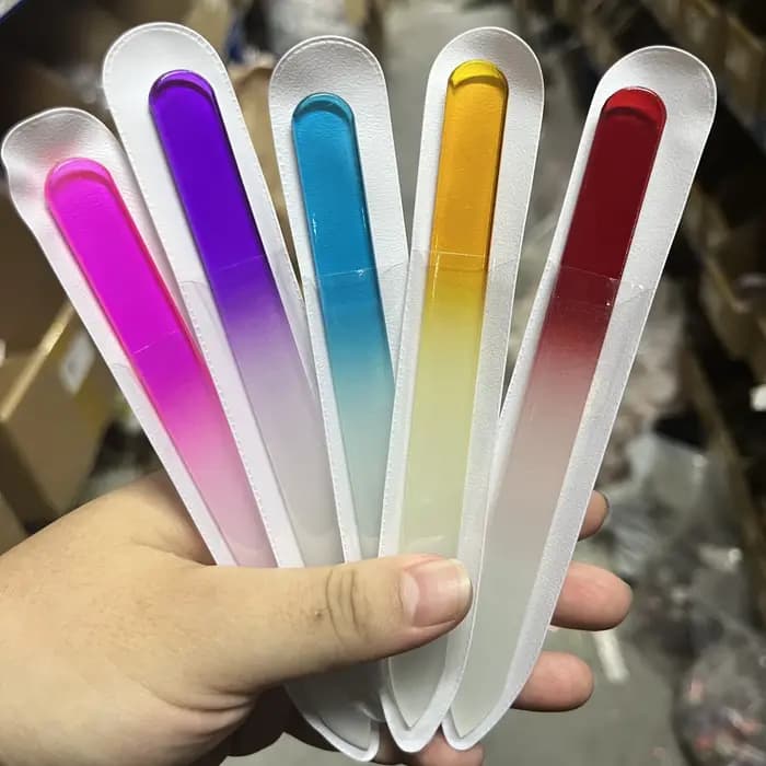 Limes à ongles en verre