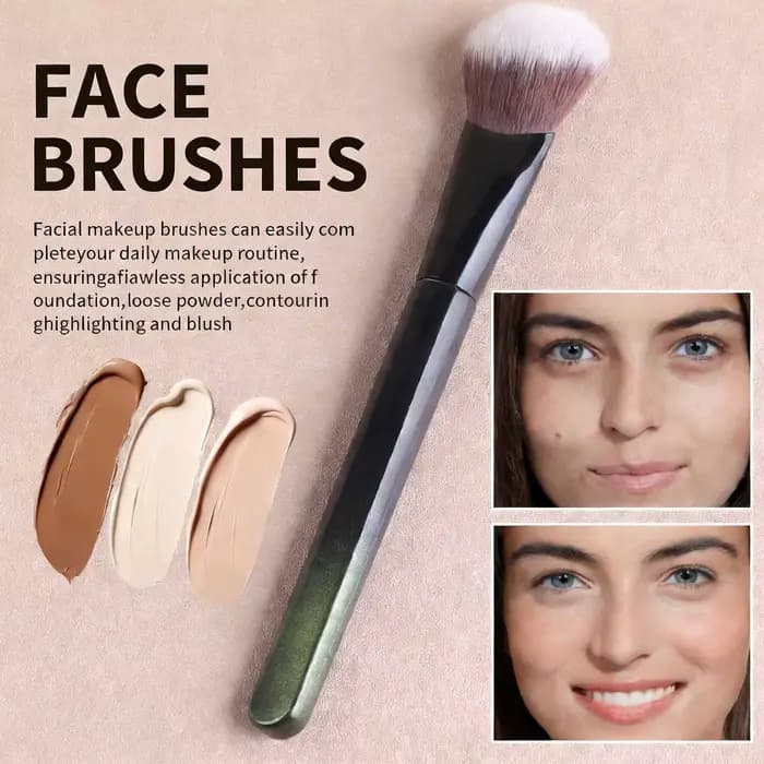 1 pinceau à blush angulaire