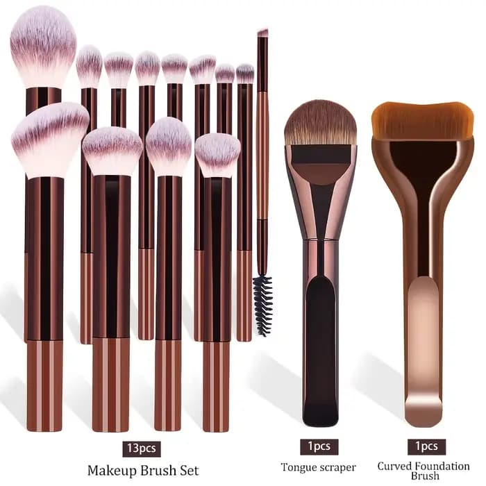 Ensemble de 15 pinceaux de maquillage