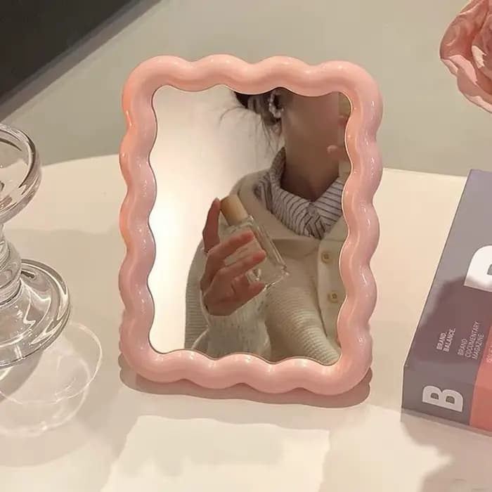 Miroir de maquillage couleur bonbon