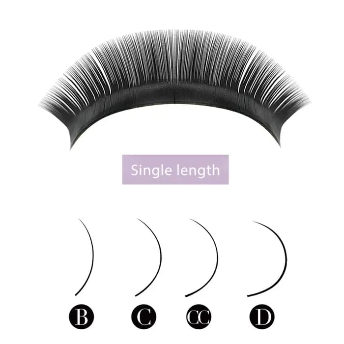 8-25mm Faux-Cils Professionnels, Easy Fan Volume Russe Autofan Cilios Doux CC/D, Extension de Cils N