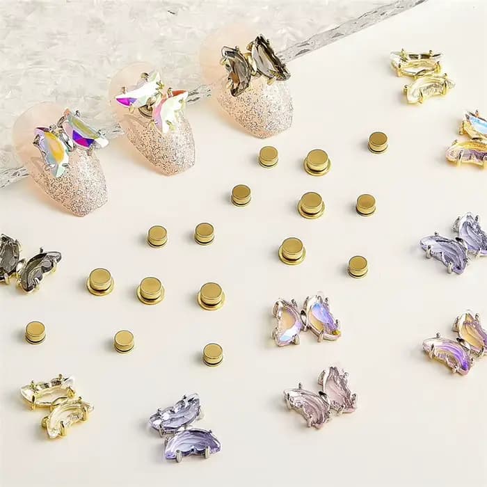 30/20/5 pièces manucure rotatif bijoux accessoires dessin animé rotatif universel roulement rotatif