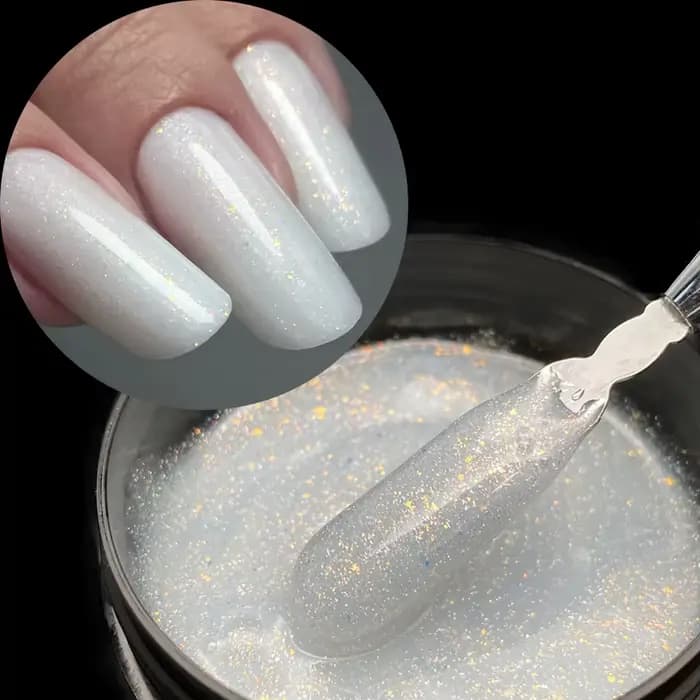 Jillnails 100g paillettes miroitant laiteux dur Gel constructeur ongles pour Extensions d'ongles ble