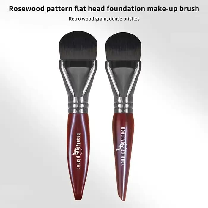Pinceau de maquillage pour fond de teint plat