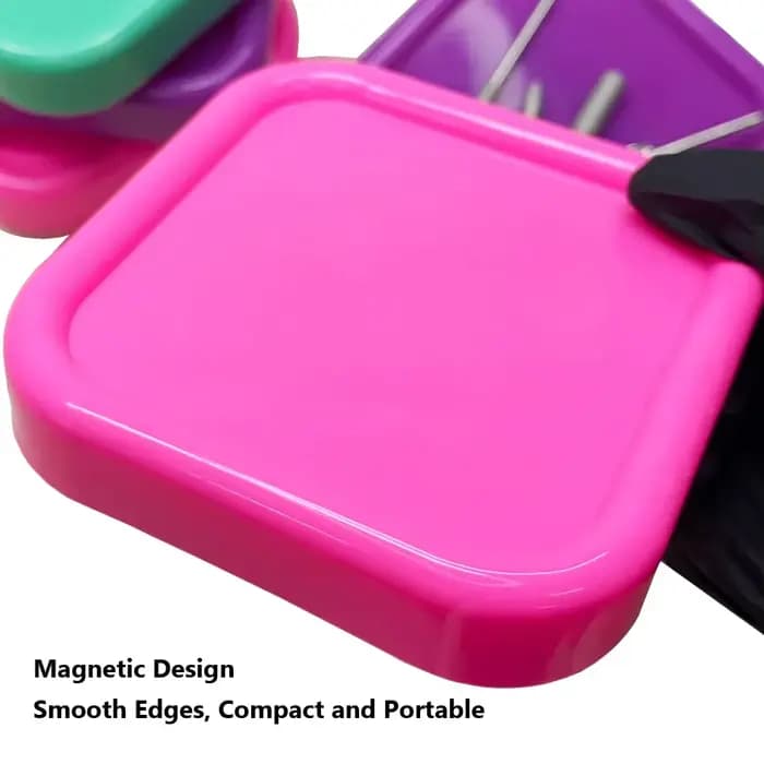 Plateau magnétique Portable pour organisateur de Nail Art, conteneur de rangement de conception d'ye