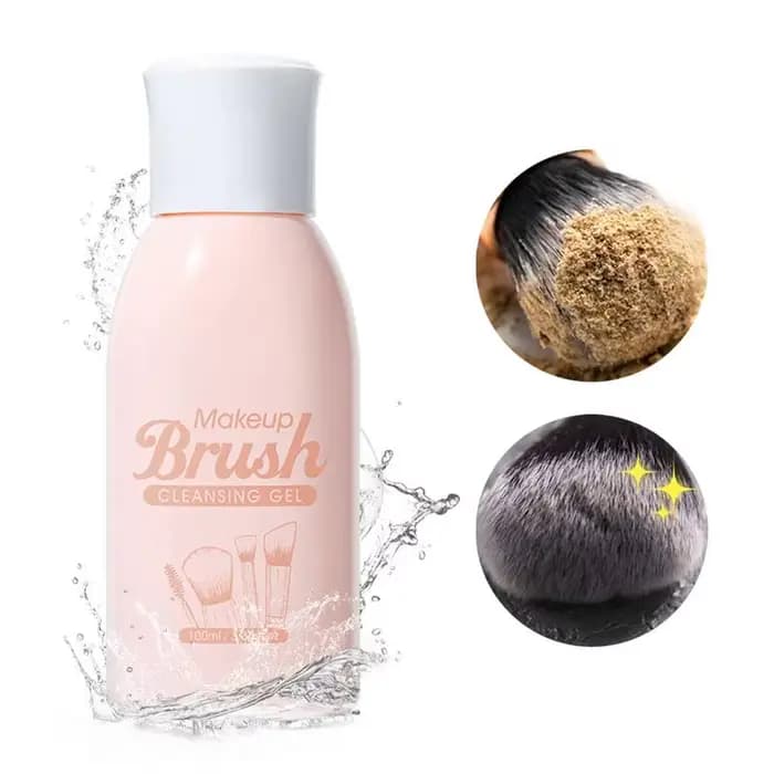 Solution de nettoyage de pinceaux de maquillage