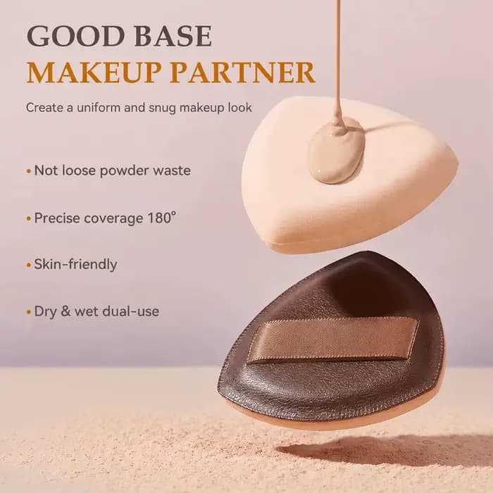 Ensemble de pinceaux de maquillage de voyage avec étui