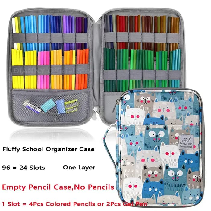 Trousse à crayons à 96/192 fentes