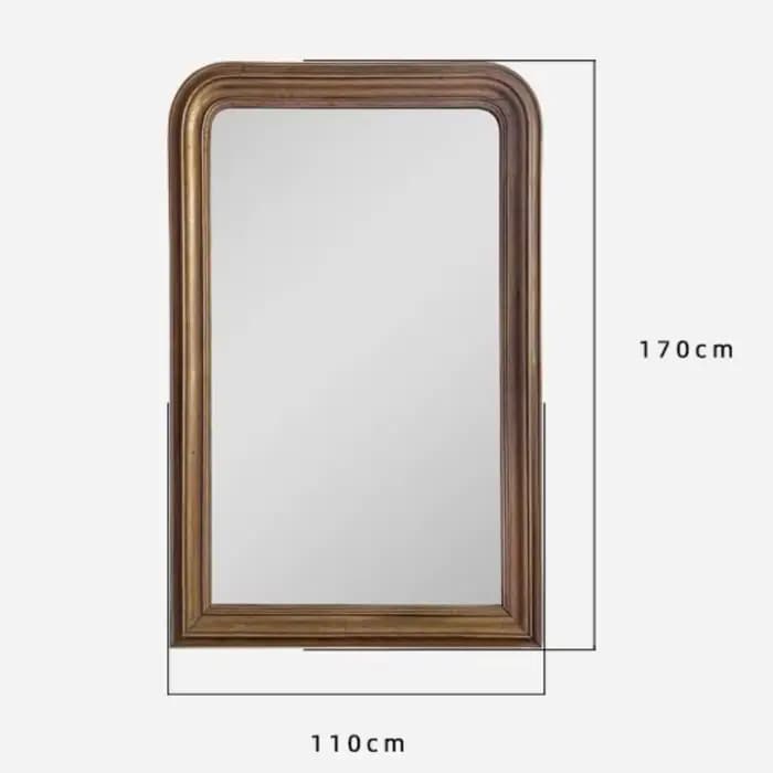 Miroir de maquillage rectangulaire pour femmes
