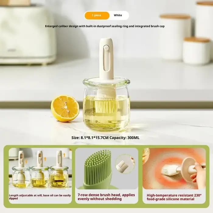 Bouteille de brosse à huile télescopique